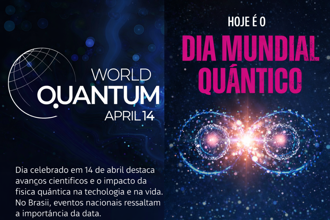 O Dia Mundial Quântico, celebrado em 14 de abril, destaca a importância da física quântica, seus pioneiros e suas aplicações tecnológicas que impactam diretamente o presente e o futuro da sociedade.
