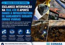 CONASA ÁGUAS DE ITAPEMA ESCLARECE INTERVENÇÃO NA RUA 438 E APONTA DANOS À INFRAESTRUTURA DE SANEAMENTO DURANTE OBRAS VIÁRIAS